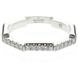 Gucci Link to Love Diamantring Silber