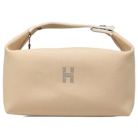 Hermès Beige Large Toile Bride A Brac Case Beige