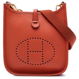 Hermès Orange Clemence Evelyne TPM 16 Orange