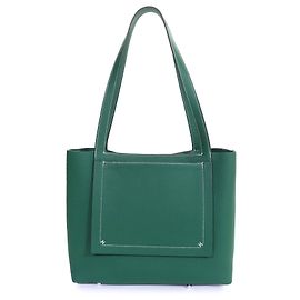 Hermès Green Clemence Cabasellier 31 Grün