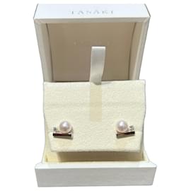 Brincos Tasaki "petit" balance class em ouro amarelo 18K com pérolas e diamantes Dourado