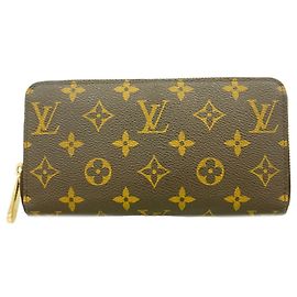 Cartera Zippy Monogram Louis Vuitton Castaño