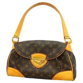 Bolsa de Ombro Louis Vuitton Monogram Beverly MM Marrom
