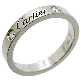 Cartier C de Ring aus Platin mit Diamant Andere