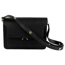 Marni Trunk Medium Shoulder Bag Black