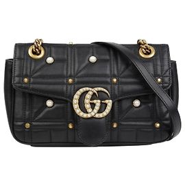Gucci Borsa a tracolla GG Marmont Small Nero