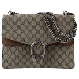Gucci Bolsa de Ombro Dionysus Medium Marrom