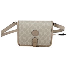 Gucci Mini Bolsa Tiracolo Interlocking Marrom