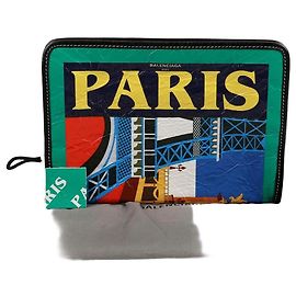 Balenciaga Pochette Paris Mini Bazaar Multicolore