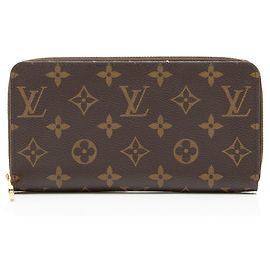Portefeuille Zippy en toile Monogram Louis Vuitton Marron
