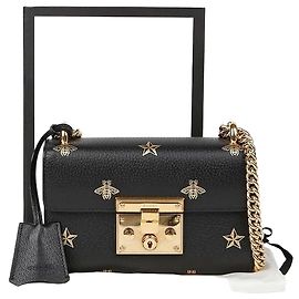 Gucci Borsa a tracolla mini con lucchetto Nero