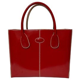 Tod's Sac 2 voies en cuir TOD’S D-Bag Rouge