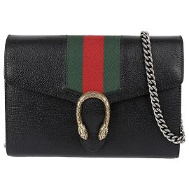 Gucci Borsa a tracolla Dionysus con catena Nero