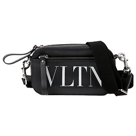 Valentino Garavani Borsa a tracolla e spalla Logo Nero