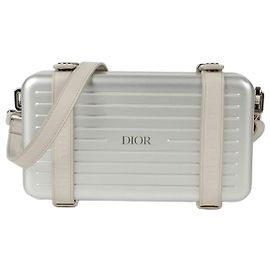 Dior Borsa a Tracolla Trunk Pouch Grigio