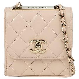 Chanel Bolsa de ombro e transversal Cc Mini trendy Rosa