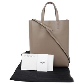 Céline Saco de Ombro Vertical Cabas Small Marrom
