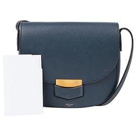 Céline Borsa a tracolla piccola Trotter Blu