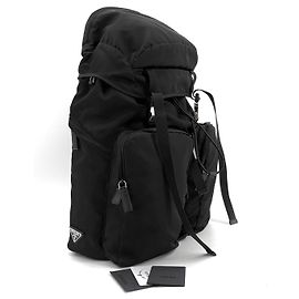 Prada Sac à dos Pocono en Re-Nylon Noir