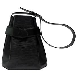 Louis Vuitton Saddle Bucket Shoulder Bag PM (High Quality, Black) Black