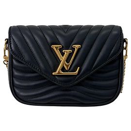 Louis Vuitton Bolsa de Ombro New Wave Multi Pochette Crossbody Black Preto
