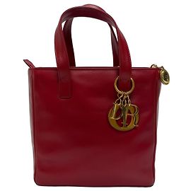 Dior Tote Bag Red Cloth Red