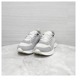 Dior Baskets techniques Runner en daim gris Marron