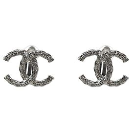 Orecchini Chanel B15B CC Argento Argento