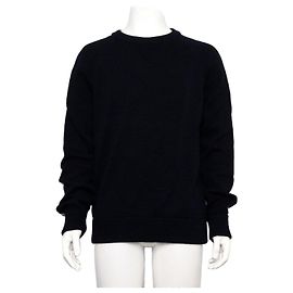 Dior Navy Oblique Strick-T-Shirt für Herren Blau
