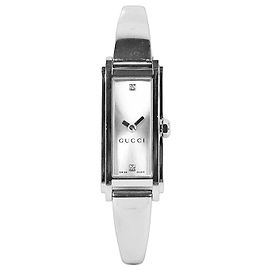 Gucci Quarzuhr Silber Edelstahl Silber