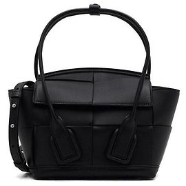 Bottega Veneta Mini mala tote de mão e mala de ombro Preto
