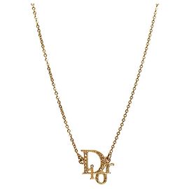 Dior Collana Cubic Oblique Gold D'oro