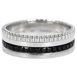 Boucheron Quattro Black Edition Small Ring Weiß