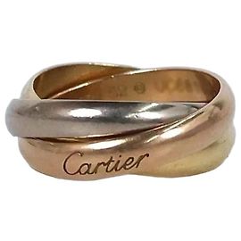 Bague Cartier Trinity Classic Or 18k Blanc