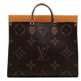 Louis Vuitton Borsa a spalla e Tote On The Go GM Monogram Giant Canvas Multicolore
