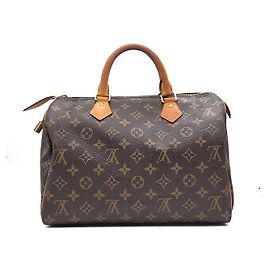 Louis Vuitton Monogram Speedy 30 Marrone Marrone