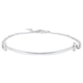 Tiffany & Co Bracelet Smiley Small Taille Or Blanc Blanc