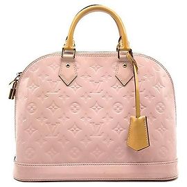 Louis Vuitton Alma PM Bolsa Tote de couro rosa Rosa