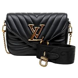 Louis Vuitton Borsa a tracolla Multi Pochette New Wave Nera Nero