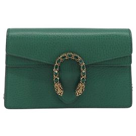 Gucci Dionysus Leather Mini Vert