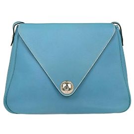 Hermès Hermes Christine Leather Azul