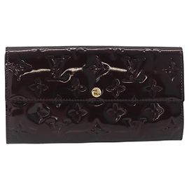 Louis Vuitton Sarah Monogram Vernis Burdeos