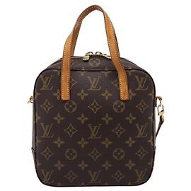 Louis Vuitton Spontini Monogram Canvas Castaño
