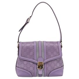 Gucci Web Flap Guccissima Violet