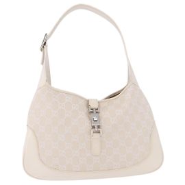 Gucci Jackie Canvas Medium Blanc