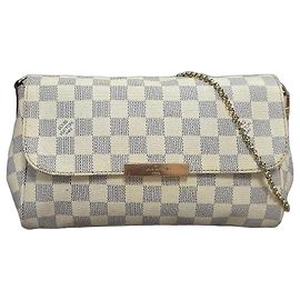 Magnífico Sac Louis Vuitton Favorite Branco Bege