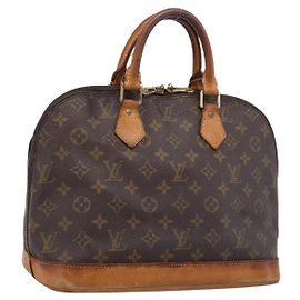 LOUIS VUITTON Bolsa de Mão Alma Monogram M51130 LV Auth 198498 Monograma