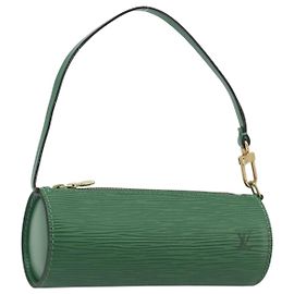 Pochette LOUIS VUITTON Epi Soufflot Green LV Auth 195554A Vert