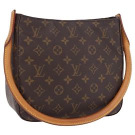 Borsa a tracolla LOUIS VUITTON Monogram Looping MM M51146 LV Auth 195569V Monogramma