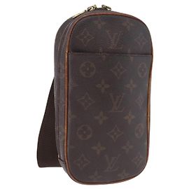 LOUIS VUITTON Monogram Pochette Gange Shoulder Bag M51870 LV Auth BA14920 Monogramma